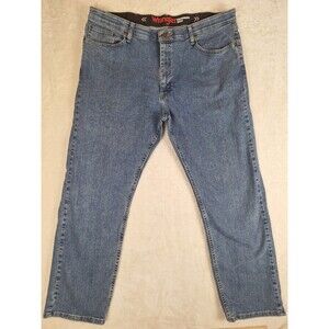 Wrangler Performance Series Mens Jeans 39x30 Blue Stretch Comfort Fit